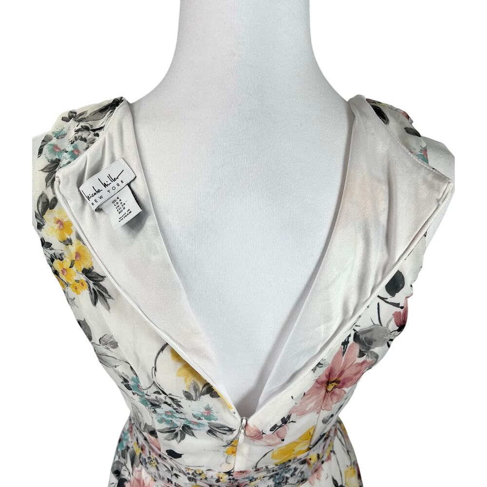 NICOLE MILLER FLORAL DRESS - Picture 6 of 7